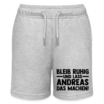 Prénom Andreas - Short bio MINI BOLTER Stanley/Stella Ado - gris chiné - Devant