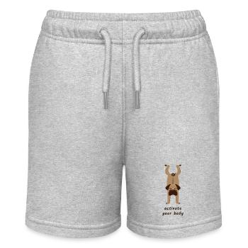 Sports canins - Short bio MINI BOLTER Stanley/Stella Ado - gris chiné - Devant