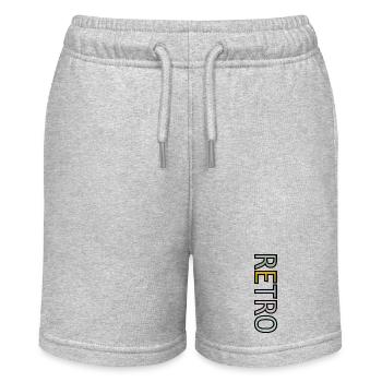 RETRO - Stanley/Stella MINI BOLTER Organic Teen Jogging Shorts - heather grey - Front