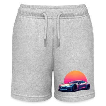 Electric Wave - Stanley/Stella MINI BOLTER Organic Teen Jogging Shorts - heather grey - Front