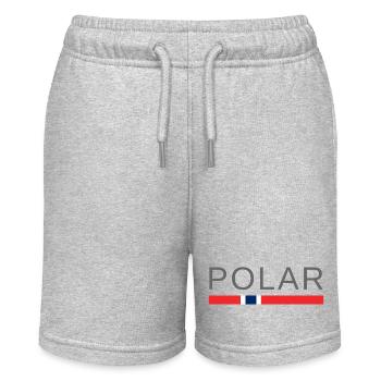 Polar Norway - Stanley/Stella MINI BOLTER Organic Teen Jogging Shorts - heather grey - Front