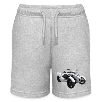 Cool white trike - Stanley/Stella MINI BOLTER Organic Teen Jogging Shorts - heather grey - Front