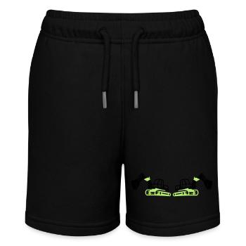 Excavator 2 - Stanley/Stella MINI BOLTER Organic Teen Jogging Shorts - black - Front