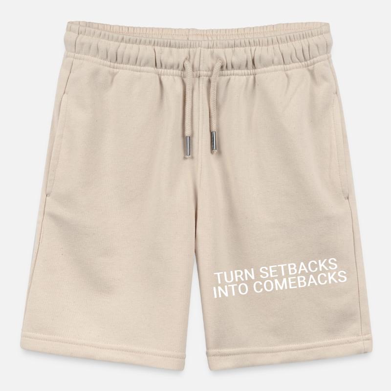 Turn setbacks into comebacks Stanley/Stella MINI BOLTER Organic Teen Jogging Shorts
