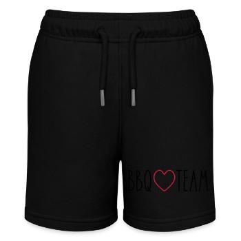BBQ Grill Team Herz - Stanley/Stella Teenager Bio-Joggingshorts MINI BOLTER - Schwarz - Vorne