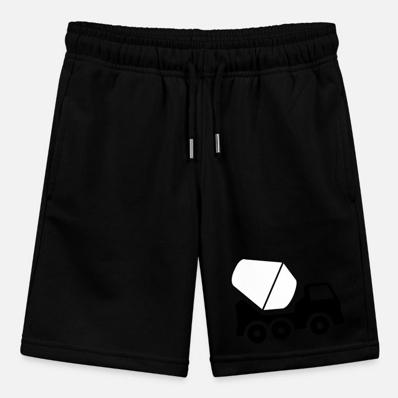 Construction work excavator vehicle Stanley/Stella MINI BOLTER Organic Teen Jogging Shorts