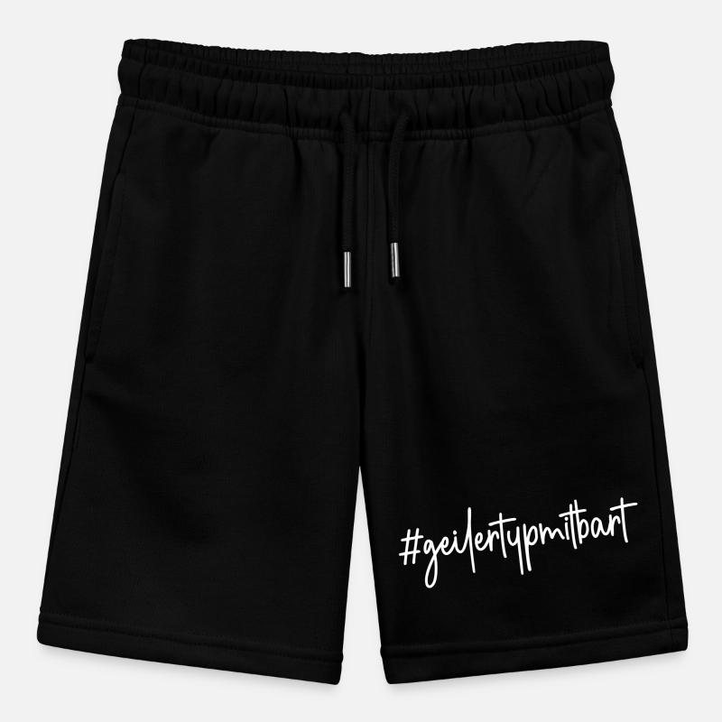 #geilertypmitbart - # geiler Typ mit Bart - Bart Stanley/Stella Teenager Bio-Joggingshorts MINI BOLTER