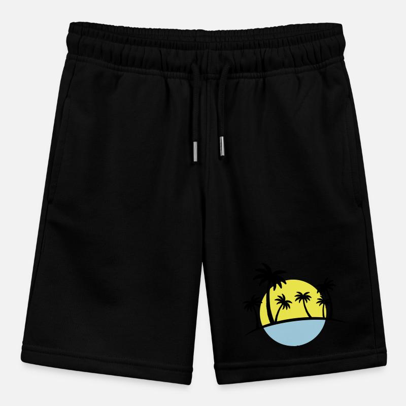 Beach Palms 3 Stanley/Stella MINI BOLTER Organic Teen Jogging Shorts