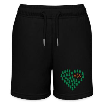 Camping - Stanley/Stella MINI BOLTER Organic Teen Jogging Shorts - black - Front