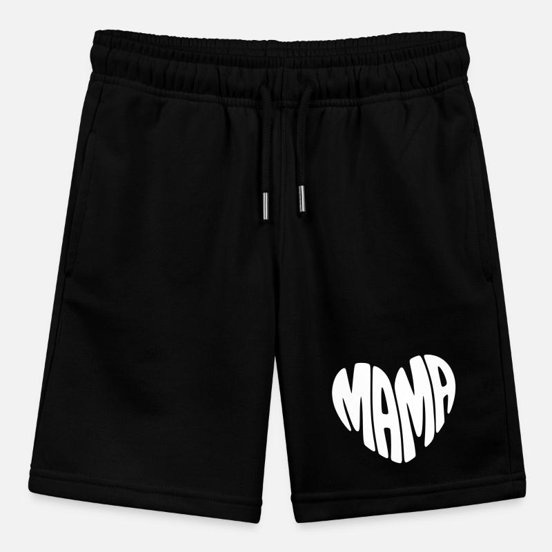 Mama Herz Form Mutter Herzform Muttertag Geschenk Stanley/Stella Teenager Bio-Joggingshorts MINI BOLTER