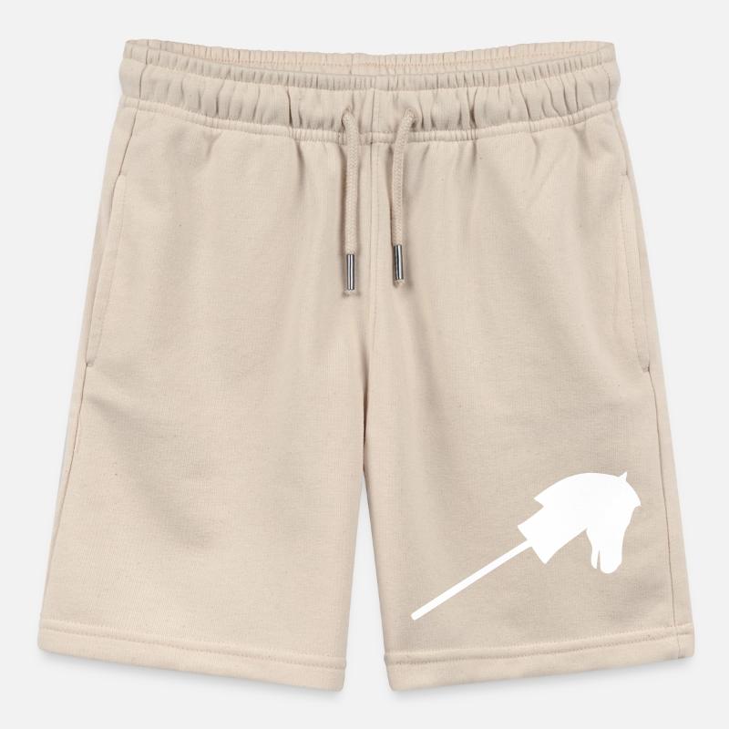Cheval de loisir en blanc Short bio MINI BOLTER Stanley/Stella Ado