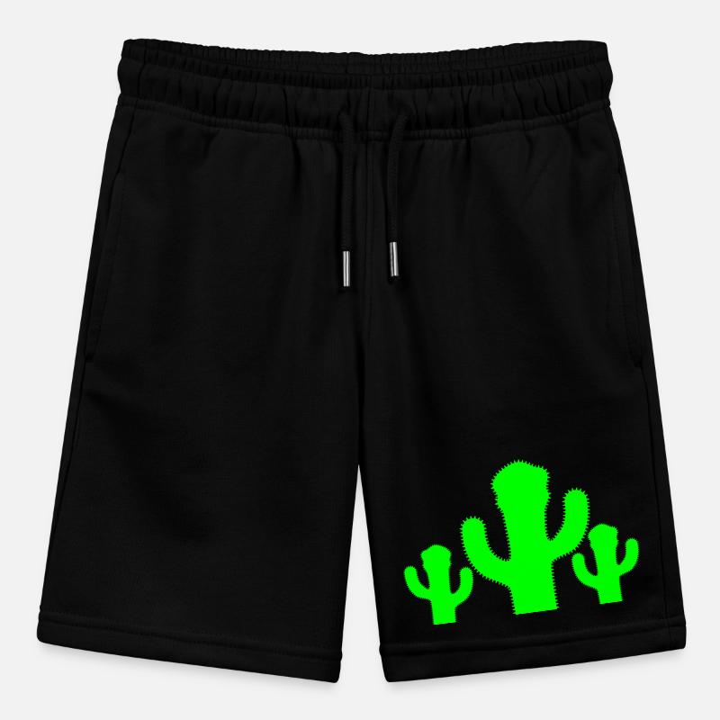 3 Cacti Cactus Prickly Desert Stinger Plants Stanley/Stella MINI BOLTER Organic Teen Jogging Shorts