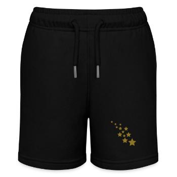 stars - Stanley/Stella MINI BOLTER Organic Teen Jogging Shorts - black - Front