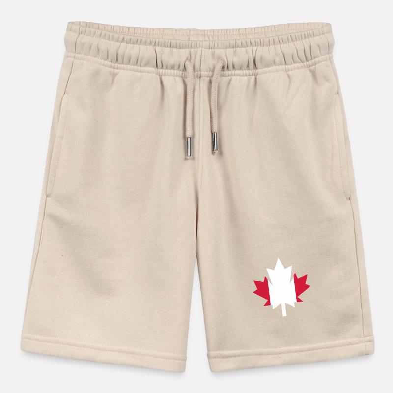 Canada Canada Maple Leaf Stanley/Stella MINI BOLTER Organic Teen Jogging Shorts