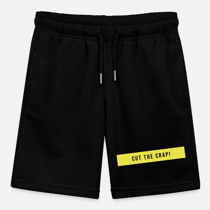 Cut The Crap Spruch Geschenk Stanley/Stella Teenager Bio-Joggingshorts MINI BOLTER