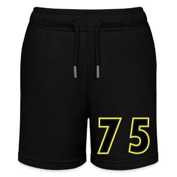 75 Zahl College - Stanley/Stella Teenager Bio-Joggingshorts MINI BOLTER - Schwarz - Vorne