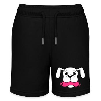 Chien Saucisse Bouche Faim Nourriture Mange Saucisses Sucré - Short bio MINI BOLTER Stanley/Stella Ado - noir - Devant