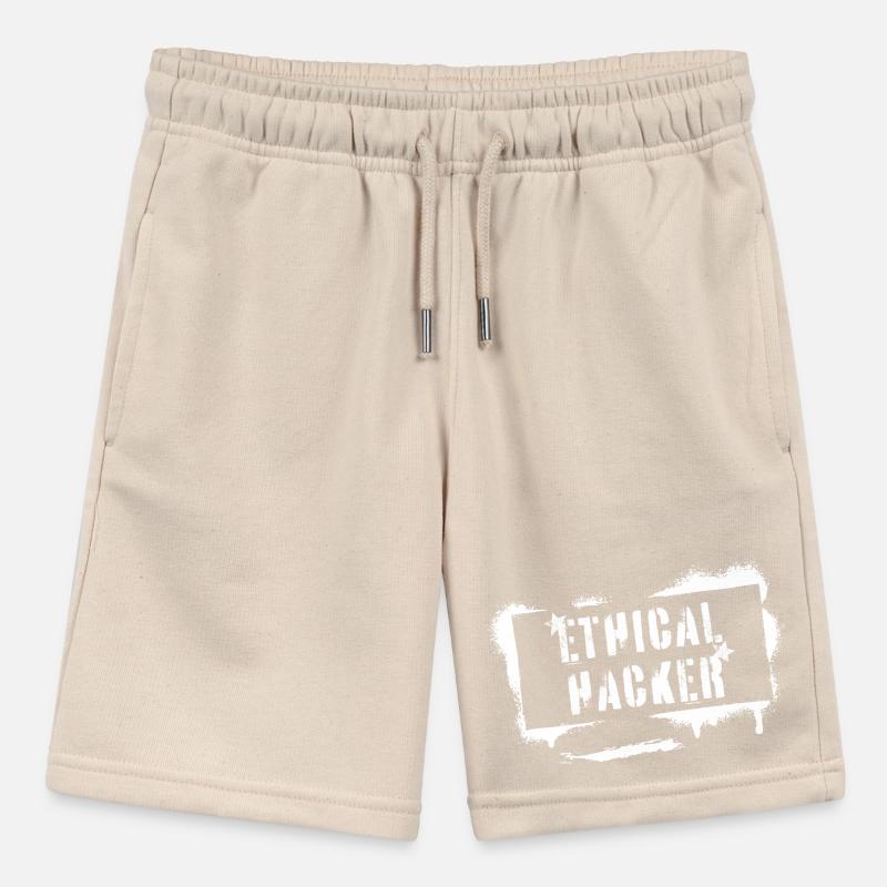 Ethical Hacker White Hat Cyber Security Stanley/Stella MINI BOLTER Organic Teen Jogging Shorts