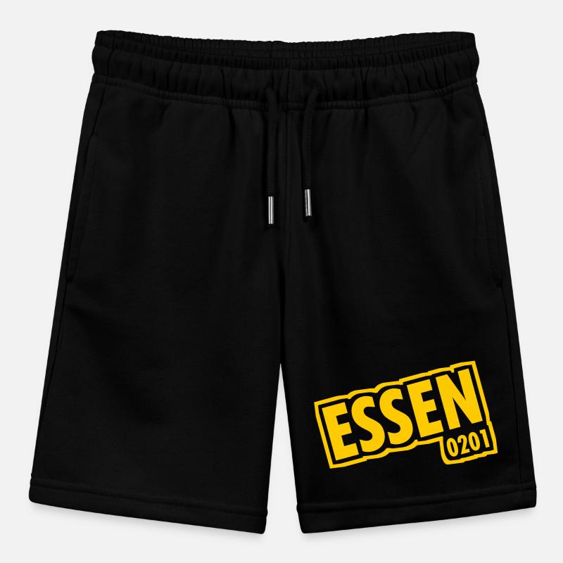 Essen - 0201 - Area Code - Slogan Stanley/Stella MINI BOLTER Organic Teen Jogging Shorts