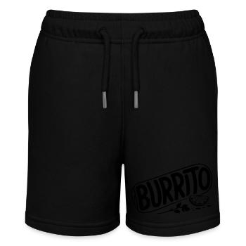 Burrito - Cool Dairy Logo - Stanley/Stella MINI BOLTER Organic Teen Jogging Shorts - black - Front