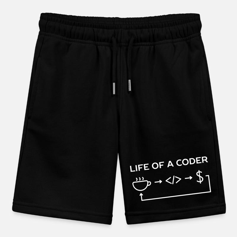 Programmierer-Leben eines Codier-Hemdes Stanley/Stella Teenager Bio-Joggingshorts MINI BOLTER