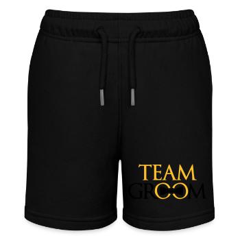ringe team groom junggesellenabschied bachelor par - Stanley/Stella Teenager Bio-Joggingshorts MINI BOLTER - Schwarz - Vorne