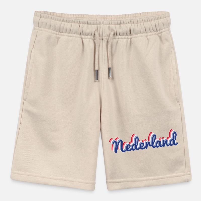 Nederland Script Flagfarben Stanley/Stella Teenager Bio-Joggingshorts MINI BOLTER