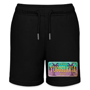 Signe vintage Yougoslavie - Short bio MINI BOLTER Stanley/Stella Ado - noir - Devant