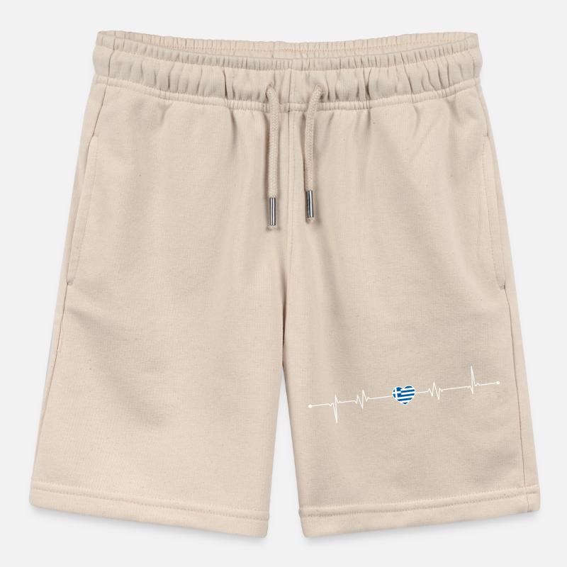 Drapeau grec du battement de cœur Short bio MINI BOLTER Stanley/Stella Ado