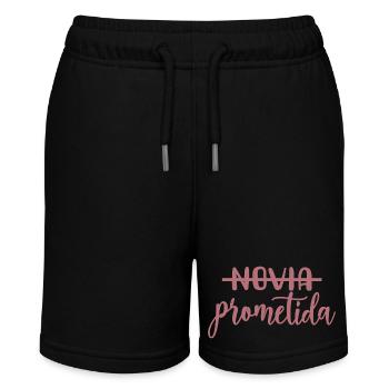 Prometida Fiancée Engagement Wedding Bride To Be - Stanley/Stella MINI BOLTER Organic Teen Jogging Shorts - black - Front