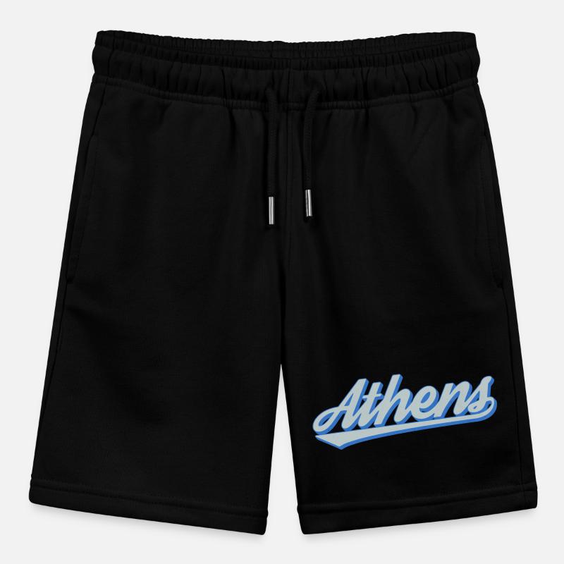 Athens Script Retro Stanley/Stella MINI BOLTER Organic Teen Jogging Shorts