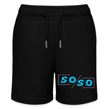 Soso - Stanley/Stella Teenager Bio-Joggingshorts MINI BOLTER - Schwarz - Vorne