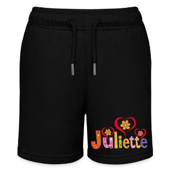 Nom personnalisé de Juliette - Short bio MINI BOLTER Stanley/Stella Ado - noir - Devant