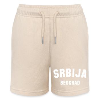 BEOGRAD Belgrade Serbia Serbia - Stanley/Stella MINI BOLTER Organic Teen Jogging Shorts - soft Ecru - Front