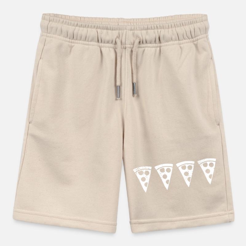 Retro Pizza Slice Stanley/Stella MINI BOLTER Organic Teen Jogging Shorts
