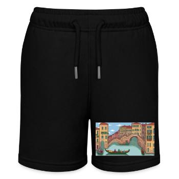 Venise, Italie - Pixel Art - Short bio MINI BOLTER Stanley/Stella Ado - noir - Devant