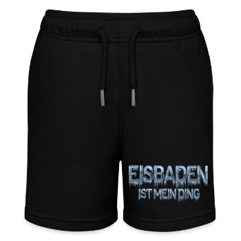 Eisbaden ist mein Ding - Stanley/Stella Teenager Bio-Joggingshorts MINI BOLTER - Schwarz - Vorne