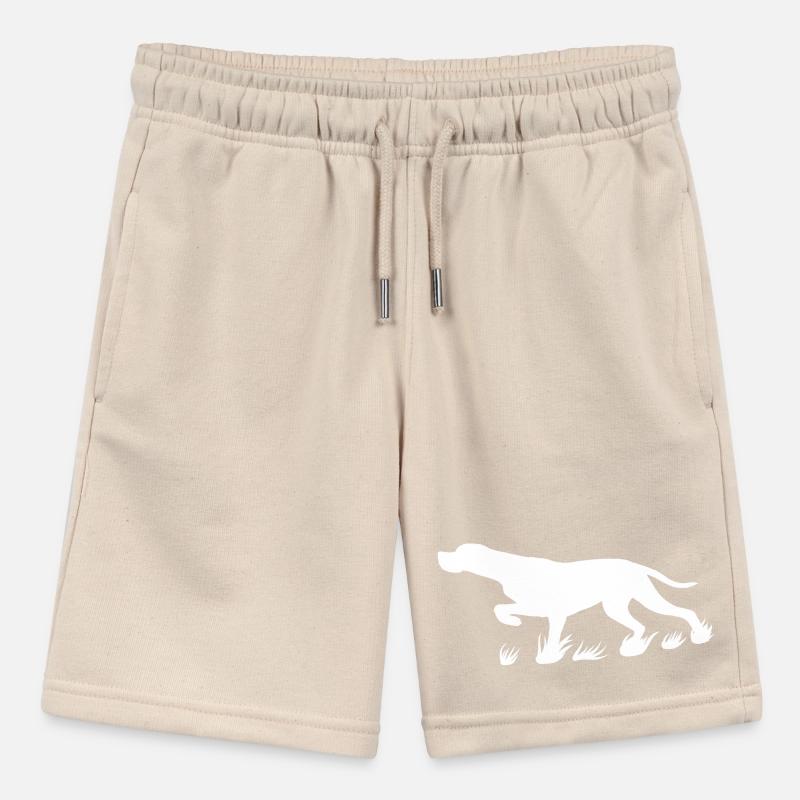 Pointer vorstehend (weiss) Stanley/Stella Teenager Bio-Joggingshorts MINI BOLTER