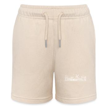 City Pulse Skyline - Stanley/Stella Teenager Bio-Joggingshorts MINI BOLTER - Natur - Vorne