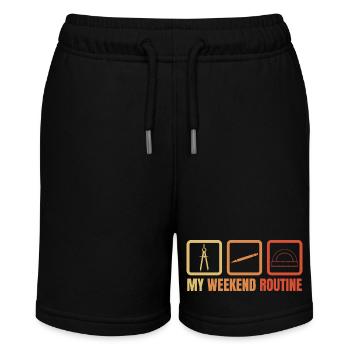Architecture Weekend - Stanley/Stella MINI BOLTER Organic Teen Jogging Shorts - black - Front