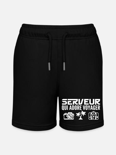 Reisende & Kellner: Leidenschaft & Entdeckung - Stanley/Stella Teenager Bio-Joggingshorts MINI BOLTER - Schwarz