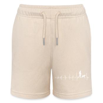 Heartbeat Walk mit Hund - Stanley/Stella Teenager Bio-Joggingshorts MINI BOLTER - Natur - Vorne