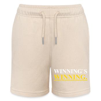Winnings Winning - Stanley/Stella Teenager Bio-Joggingshorts MINI BOLTER - Natur - Vorne