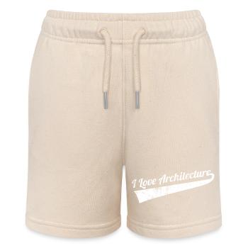 Architecture Love - Stanley/Stella MINI BOLTER Organic Teen Jogging Shorts - soft Ecru - Front