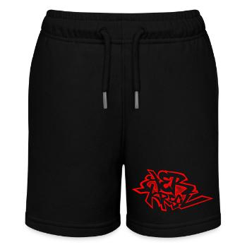 Graffiti 974 Ker Kreol - Rot - Stanley/Stella Teenager Bio-Joggingshorts MINI BOLTER - Schwarz - Vorne