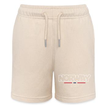 Norway - Norge - Norwegen - Flagge - Skandinavien - Stanley/Stella Teenager Bio-Joggingshorts MINI BOLTER - Natur - Vorne