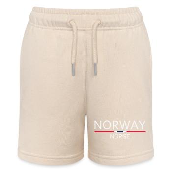 Norway - Norge - Norwegen - Flagge - Skandinavien - Stanley/Stella Teenager Bio-Joggingshorts MINI BOLTER - Natur - Vorne