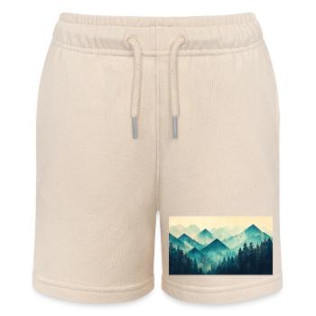 Wald Berge - Stanley/Stella Teenager Bio-Joggingshorts MINI BOLTER - Natur - Vorne