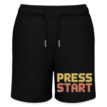 APPUYEZ SUR DÉMARRER Retro Gamer Pixel 8 Bit Arcade - Short bio MINI BOLTER Stanley/Stella Ado - noir - Devant