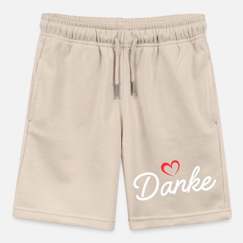 Danke Herz Script Stanley/Stella Teenager Bio-Joggingshorts MINI BOLTER